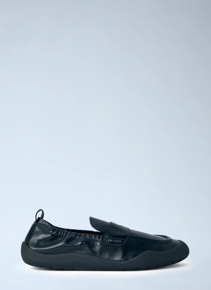 Leather Slip-On Loafers