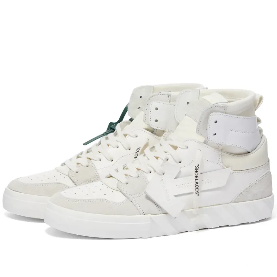 High Top Vulcanized Leather Sneaker