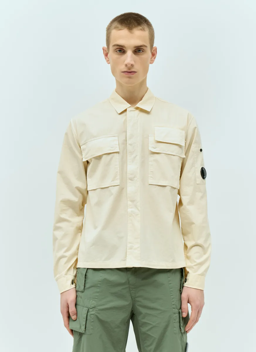 Gabardine Buttoned Shirt