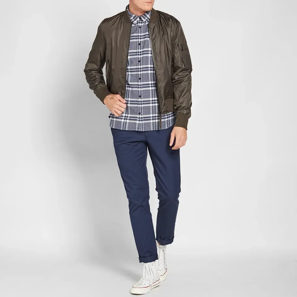 Ripstop Nylon Bomber Jacket
