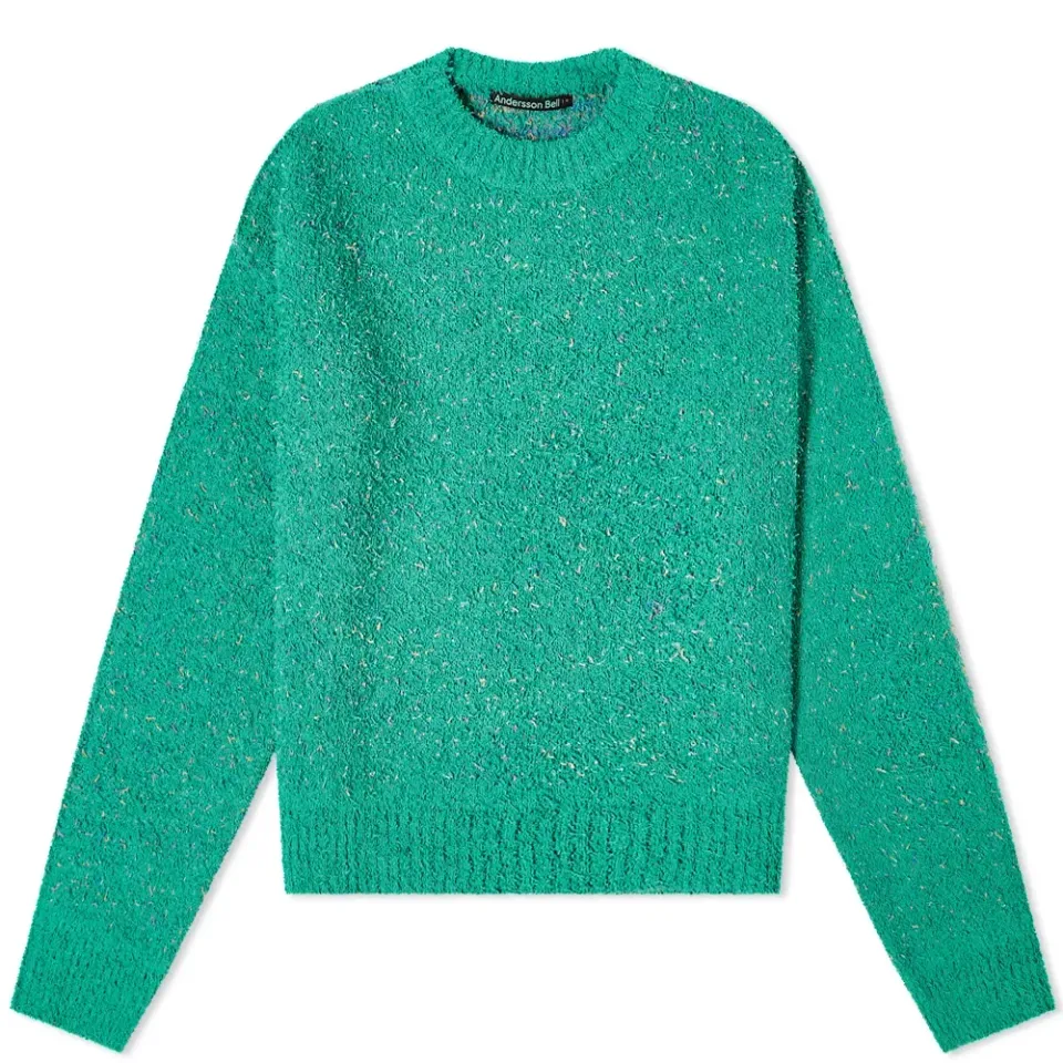 Murdeira Fluffy Knit Crew Neck Jumper