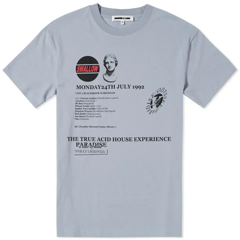 McQ Alexander McQueen Clean Print Tee