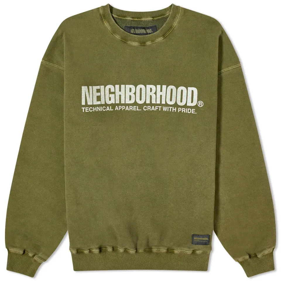 Pigment Dyed Crew Sweater