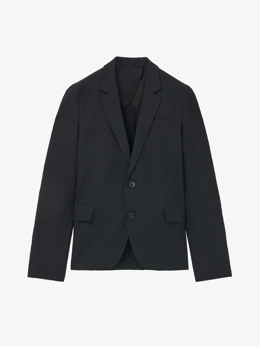 Skull Jacquard Deconstructed Jacket