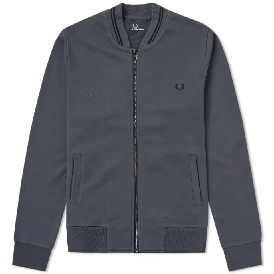 Fred Perry Bomber Neck Zip Sweat