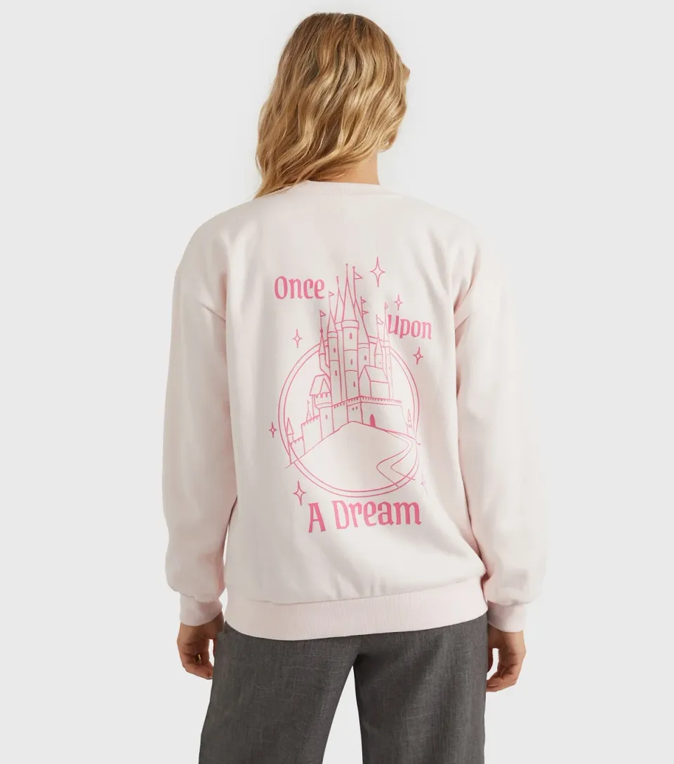 Women's Clothing Light Pink Disney Once Upon Dream Sweatshirt