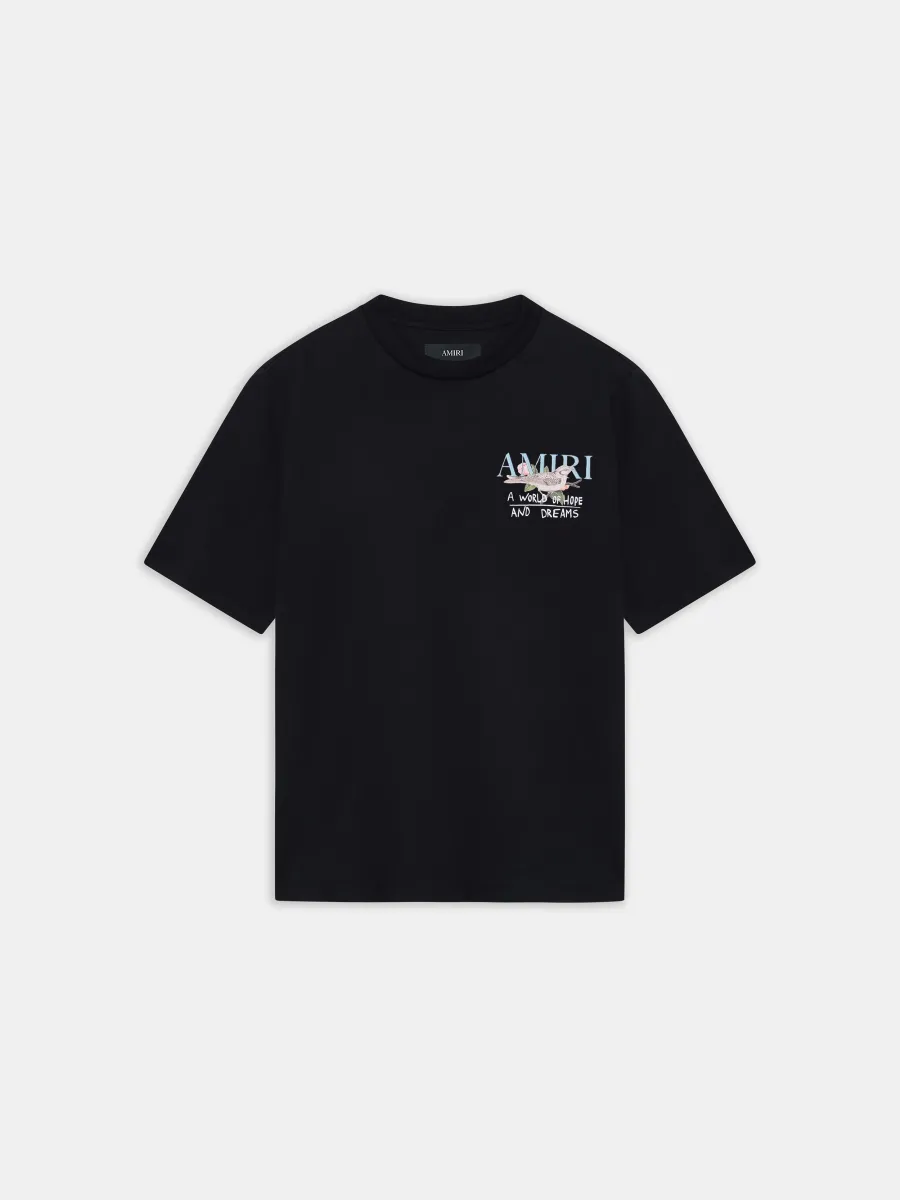 HOPE AND DREAMS OVERSIZED TEE - Black