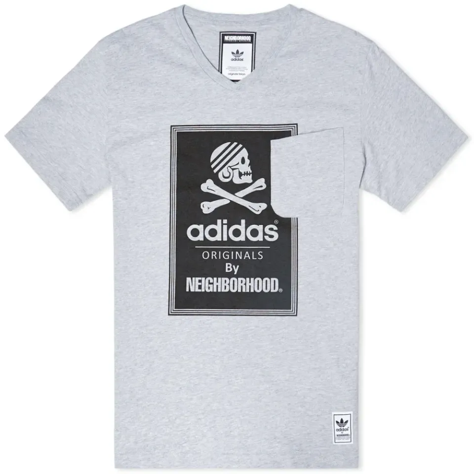 x Neighborhood Graphic V Neck Tee