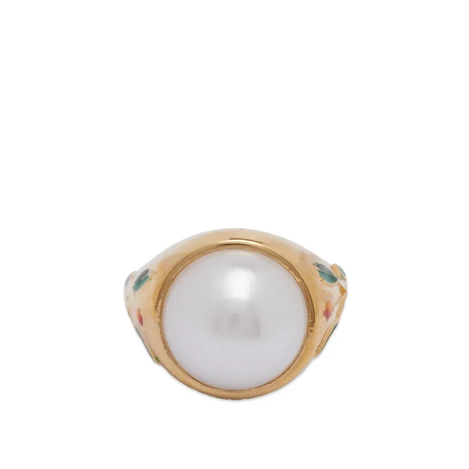 Pearl Signet Ring