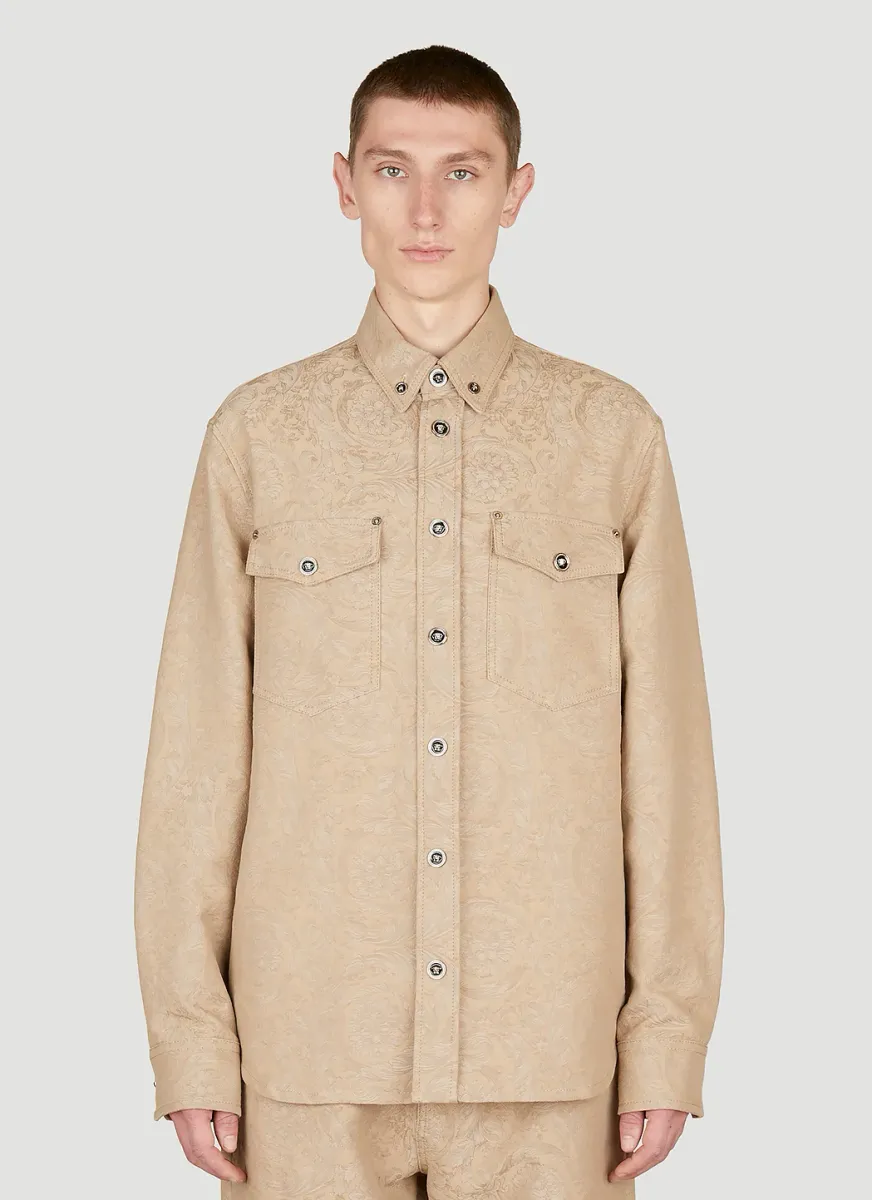 Barocco Denim Overshirt