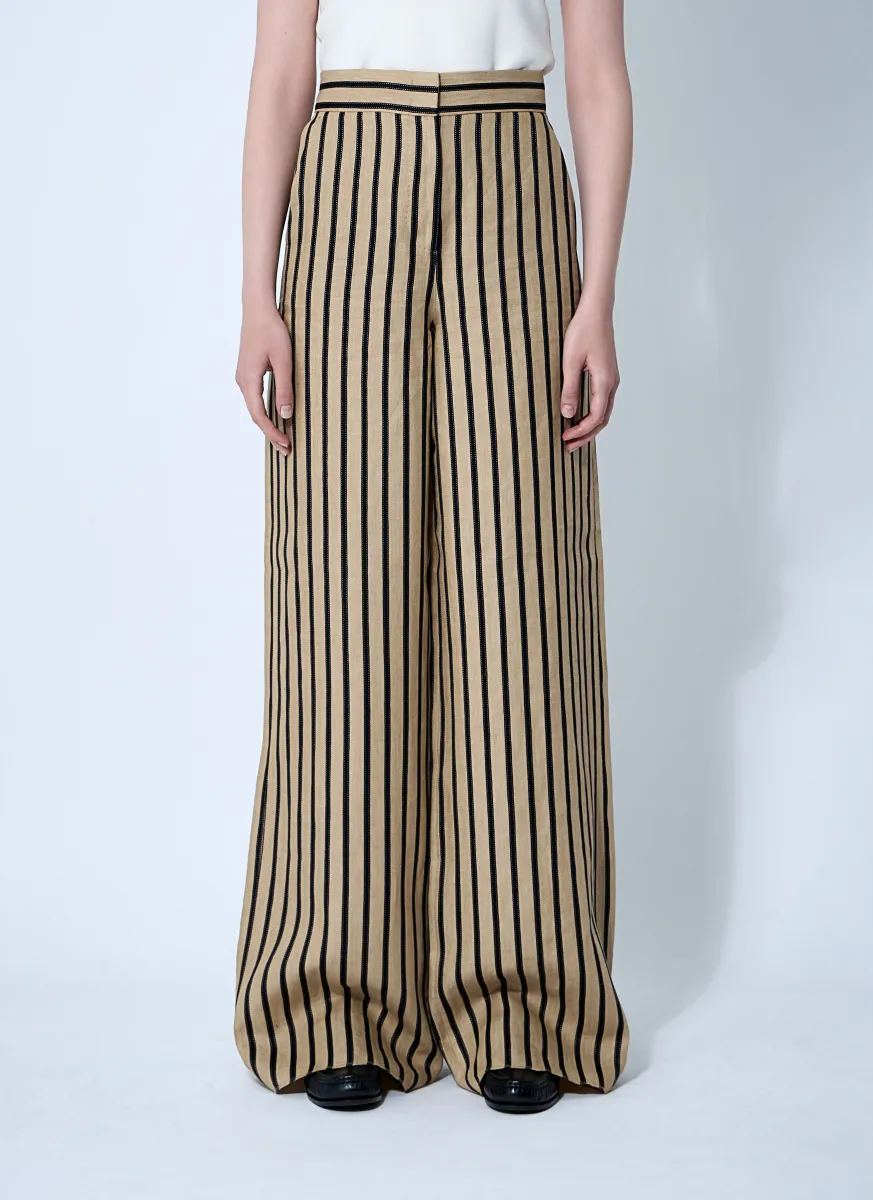Striped Tailored Pants