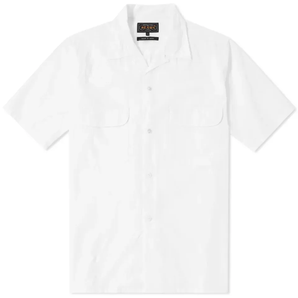 Short Sleeve Open Collar Shirt