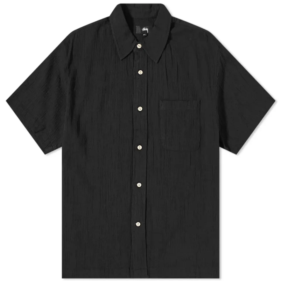 Wrinkly Cotton Gauze Shirt