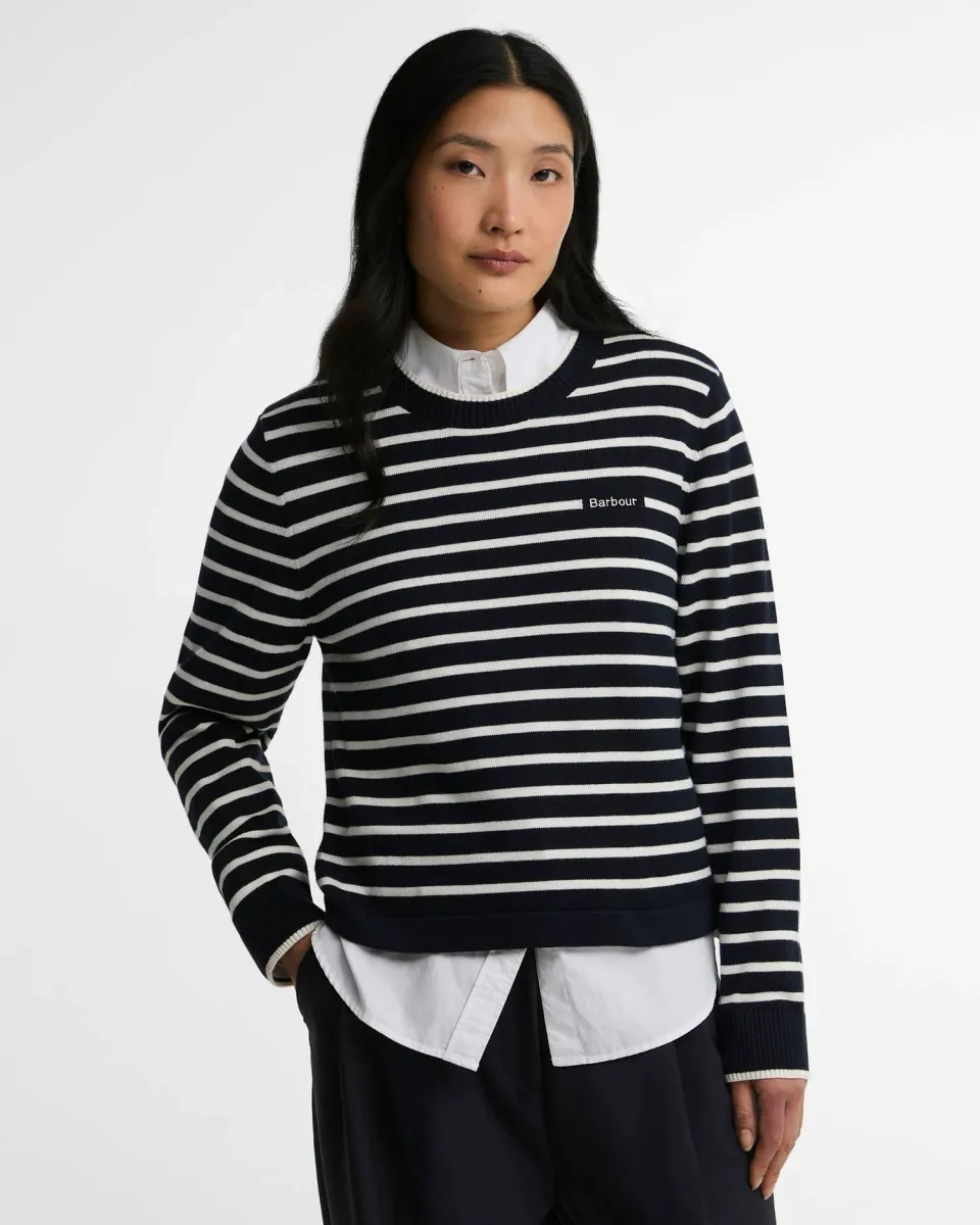 Emmy Striped Crew Neck Jumper