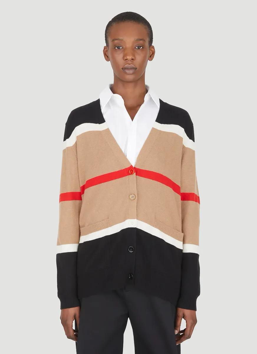 Phillipa Icon Stripe Cardigan