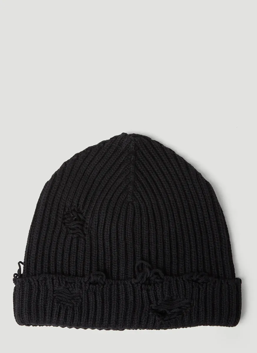 Distressed Beanie Hat