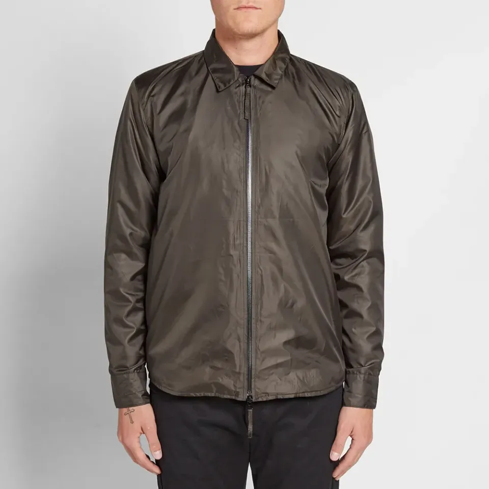 Ripstop Nylon Zip Shirt Jacket