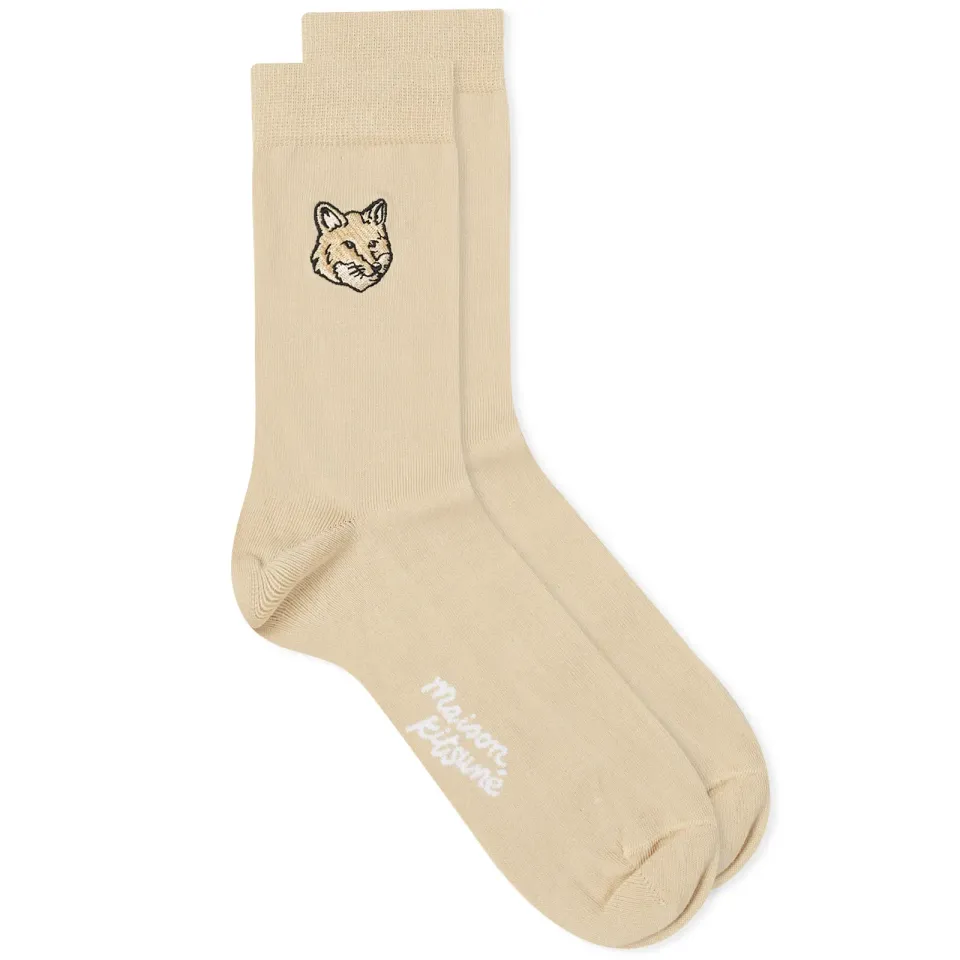 Bold Fox Head Socks