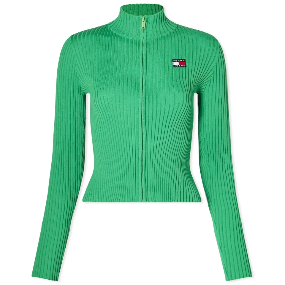 Badge Zip Knitted Jumper