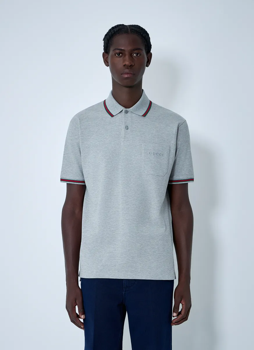 Logo Motif Polo Shirt