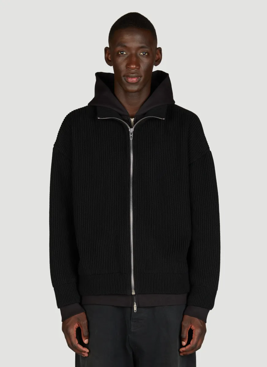 Unity Sports Icon Layered Zip-Up Hooded Sweatshirt