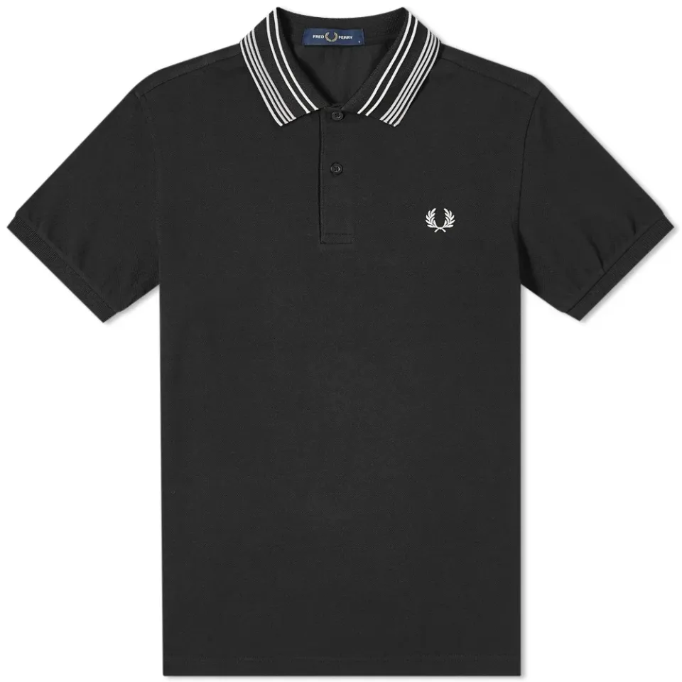 Stripe Collar Polo