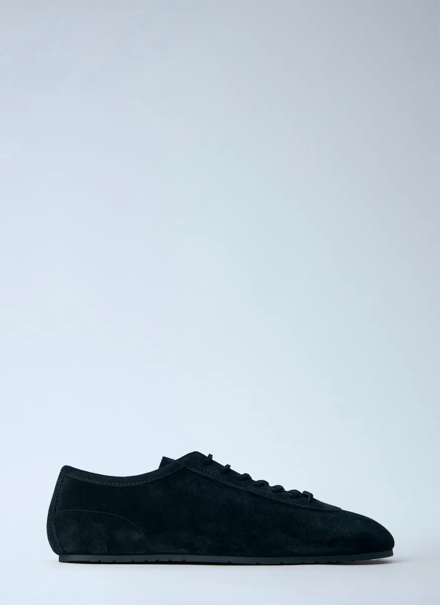 Suede Trimmed Sneakers