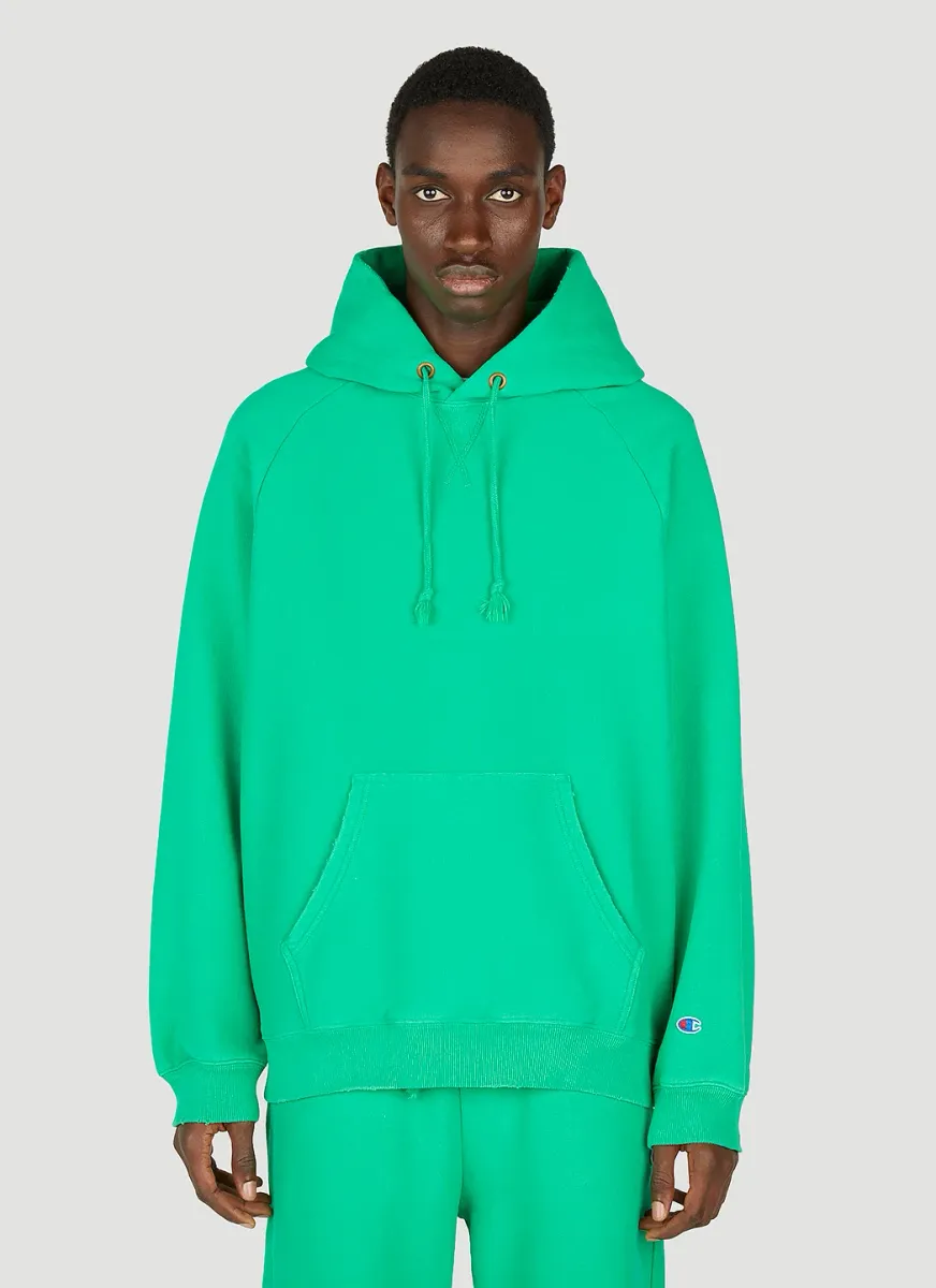 Logo Embroidered Hooded Sweatshirt