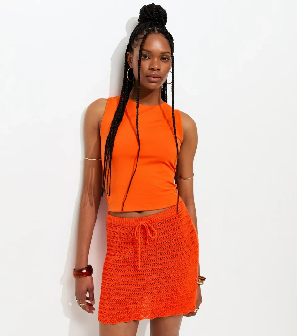Women's Bright Orange Tank Top