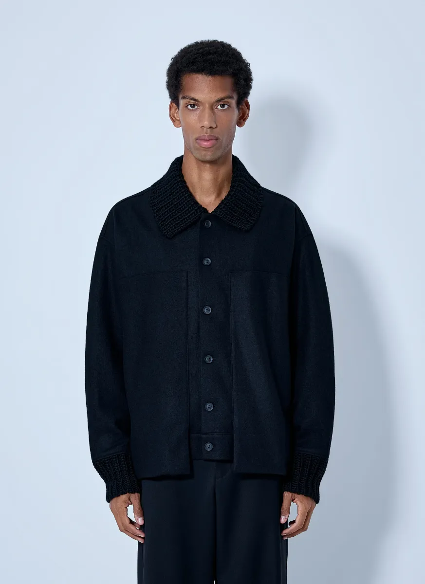 Rib Detail Blouson
