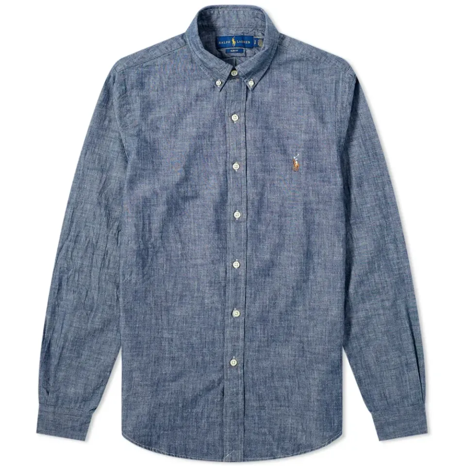 Button Down Dark Indigo Shirt