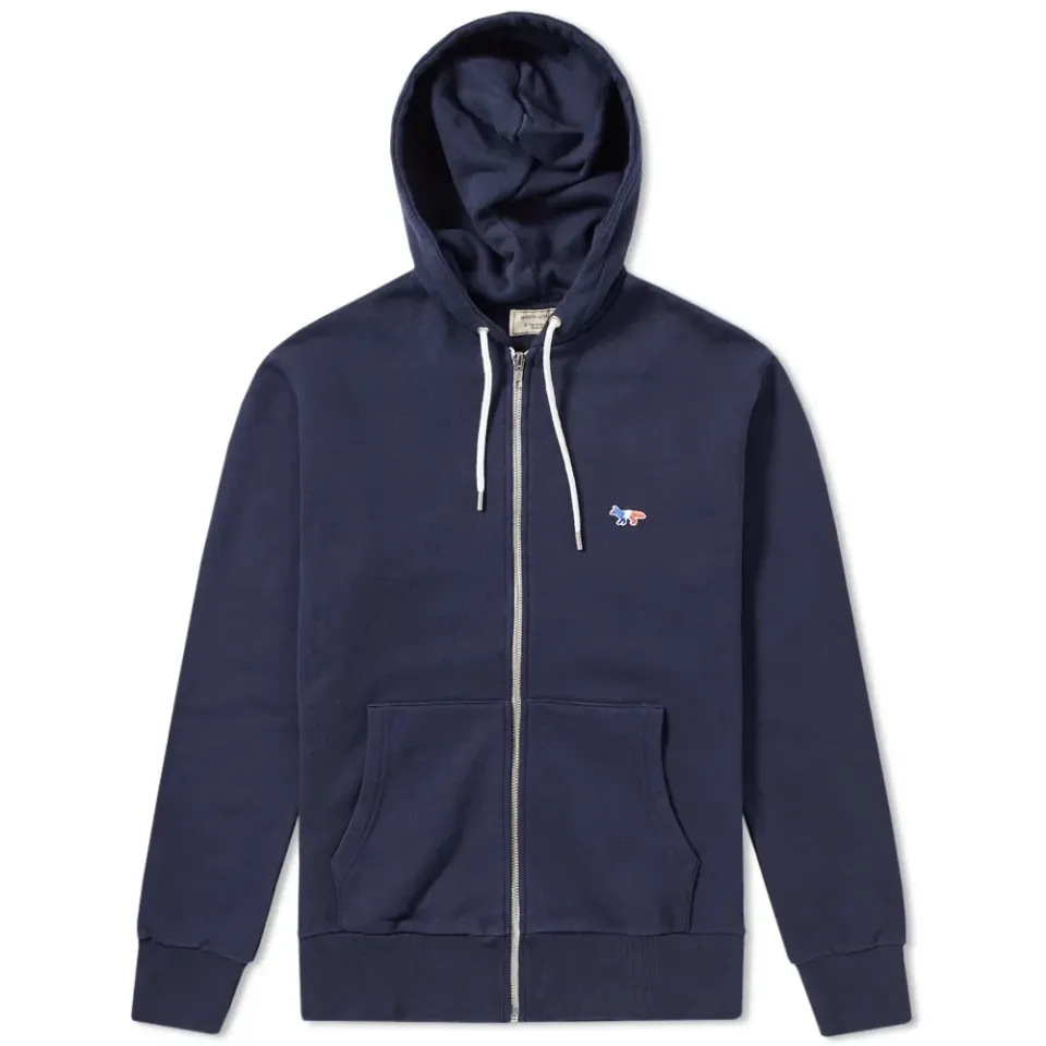 Maison Kitsuné Tricolour Fox Zip Hoody