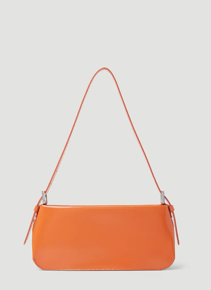 Dulce Semi Patent Leather Shoulder Bag