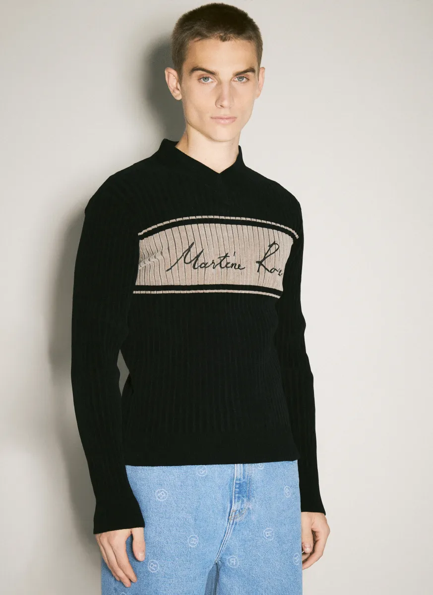 Chenille V-Neck Sweater