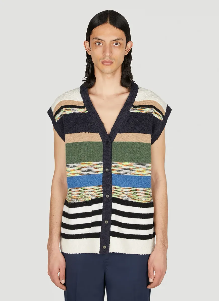 Alert And Fresh Sleeveless Cardigan