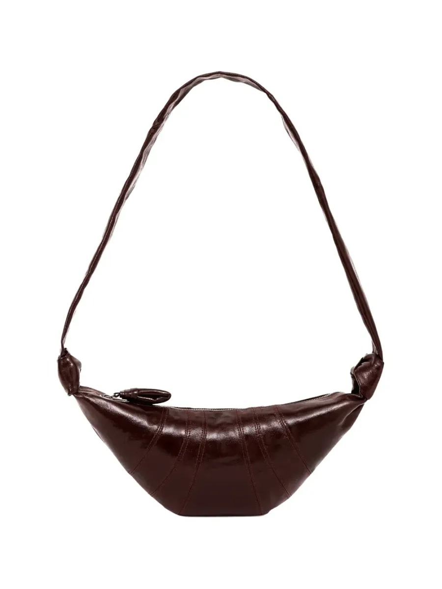 small Croissant shoulder bag C. fondant