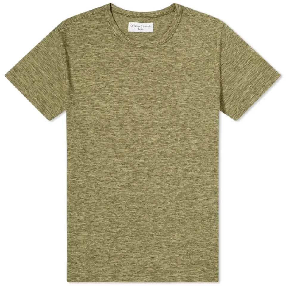 Officine Générale Japanese Slub Cotton T-Shirt