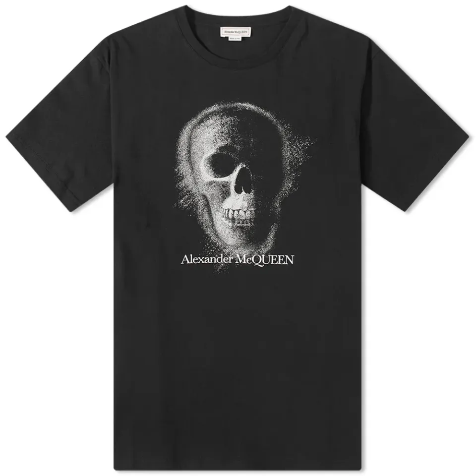 Skull Print Logo Tee