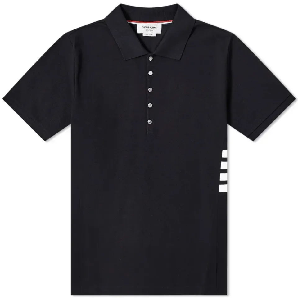 Side Four Bar Pique Polo