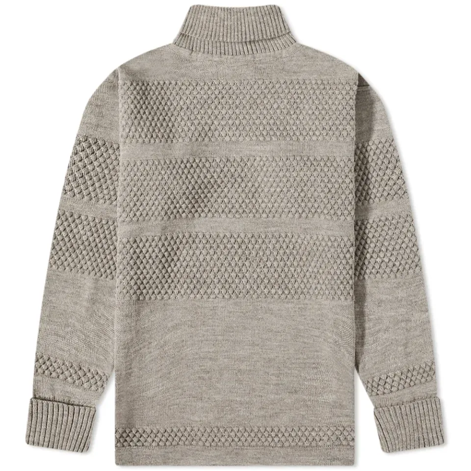 Fisherman Roll Neck Knit