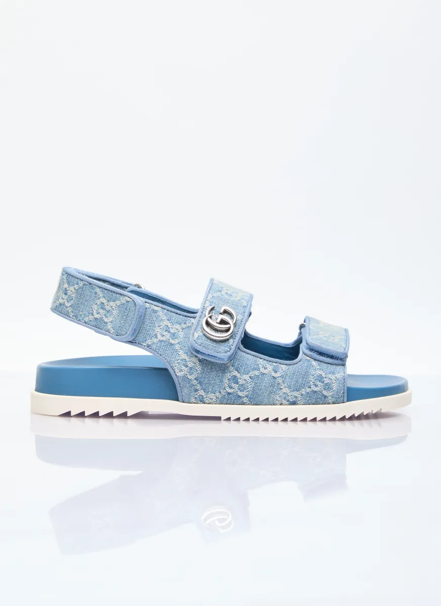 GG Denim Sandals