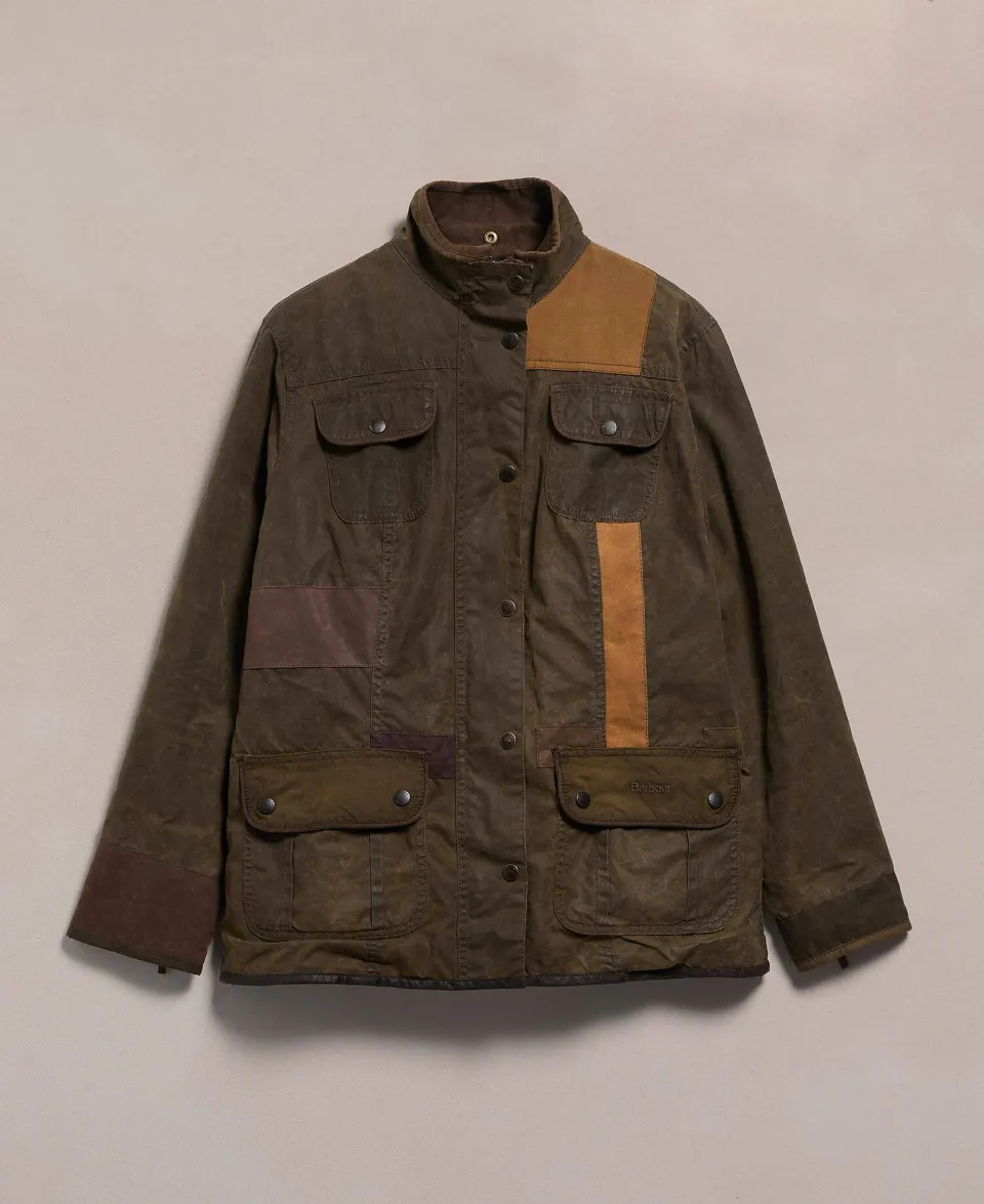 Re-loved Women's Utility Waxed Jacket - Size 14