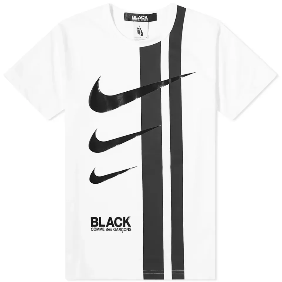 Comme des Garcons Black x Nike Dri-Fit Stripe Tee