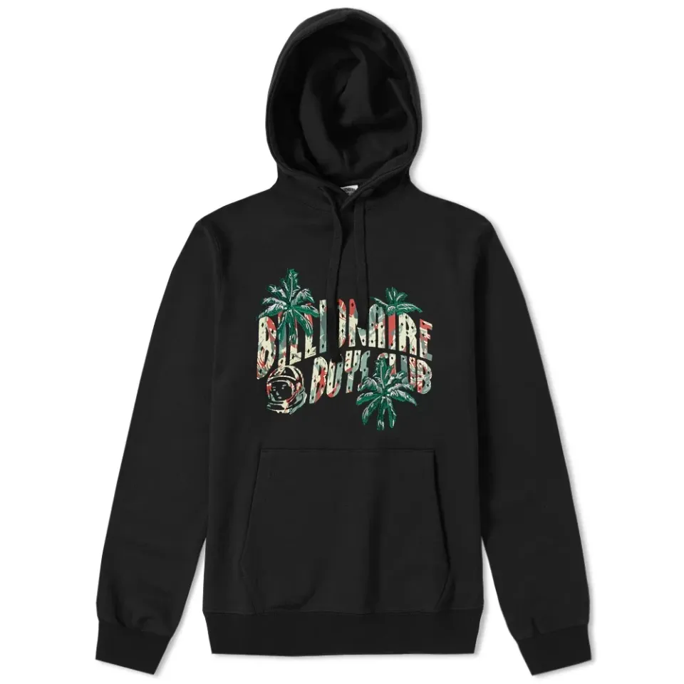 Palm Embroidered Popover Hoody