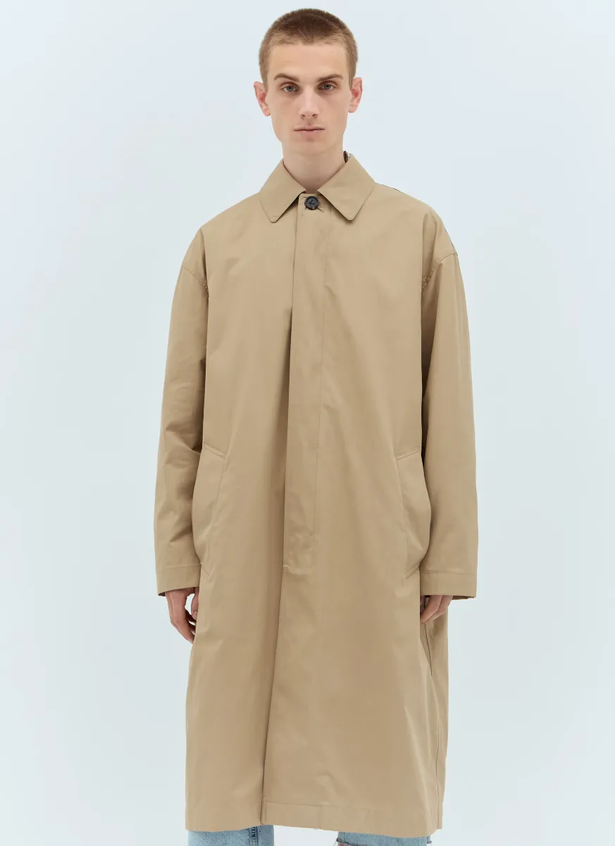 Cotton Twill Trench Coat