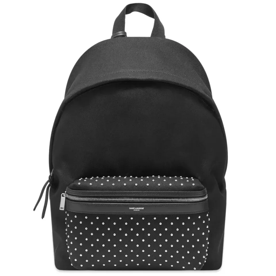 Leather City Backpack With Removable Tassels