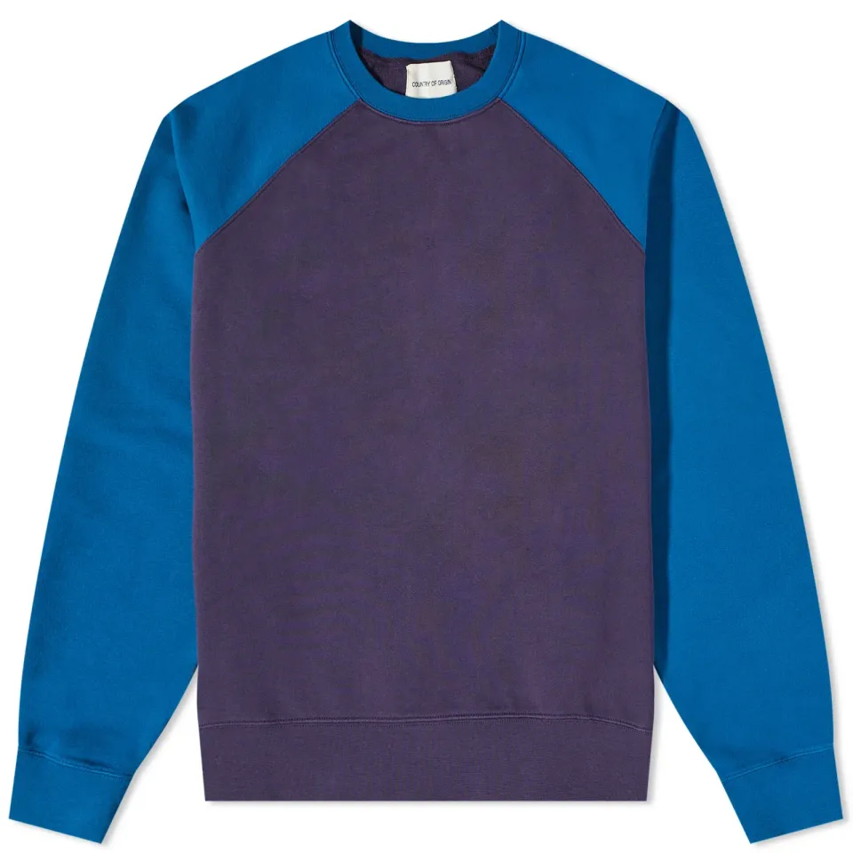 Baseball Raglan Crew Sweat
