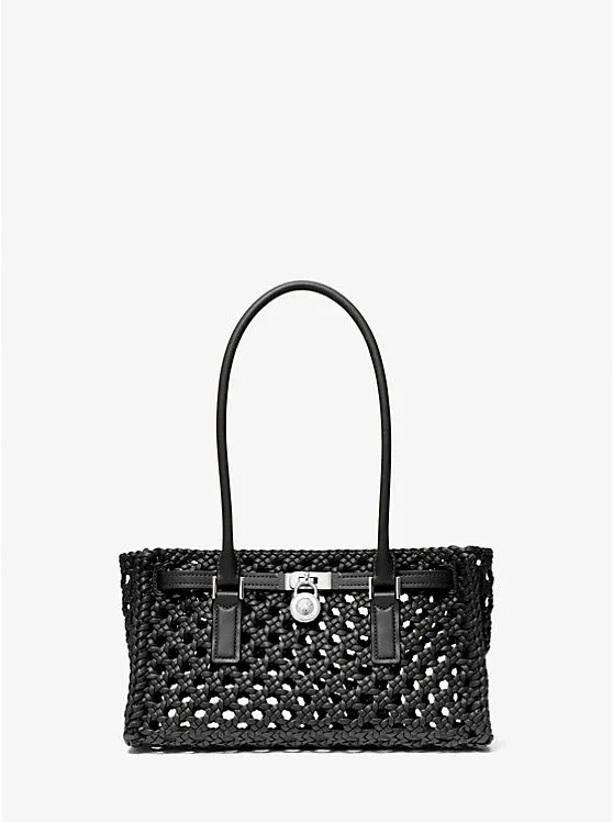 Hamilton Moderne Small Hand-Woven Satchel