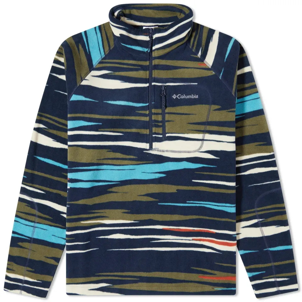 Fast Trek Printed Half Zip Fleece