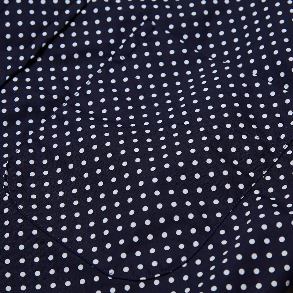 Button Down Short Sleeve Polka Dot Shirt